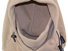 Elysiumland Adult Winter Soft Fleece Tactical Hood Balaclava (One Size) - Khaki