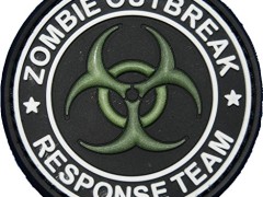 Zombie Response Team Biohazard Morale Patch Glow in the Dark