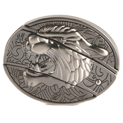 HZman Tiger Pocket Knife Belt Buckle, Self Defense Emergency Survival