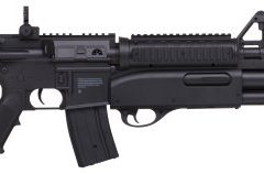 GameFace ASRGCMBO Crosman GFRS Tormentor Airsoft AEG Carbine with Integrated Pump Action Shotgun, Black