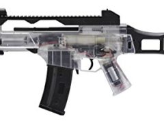 H&K Dual Power Electric Airsoft Rifle, Clear