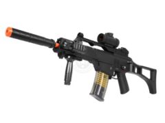 DE R36C TacSpec Electric AEG Rifle w/ Flashlight and Red Dot Scope