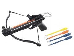 Tactical Crusader Hand Held Hunting Archery 50LB Pistol Crossbow Gun