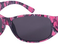 Edge I-Wear Women's Wrap Style Sunglasses with Camo Design 32091P-AP-2(D.PK SD)