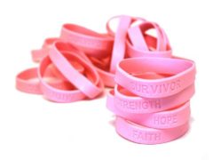 Fun Express Breast Cancer Awareness Bracelets Pink (24 Count)