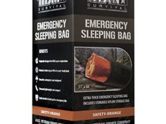 TITAN Extra-Thick Emergency Mylar Sleeping Bag, Safety-Orange (28-000002)