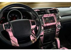 Realtree Camo Graphics Camouflage Brand Auto Car Truck SUV Vehicle Camo Graphics - 12X24 Auto Interior Skin - Pink