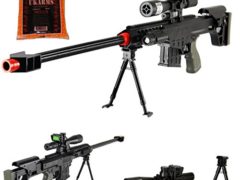 Airsoft Sniper Rifle Barrett M82A1 Gun M107 Tactical Pistol Grip *1000 FREE BBS