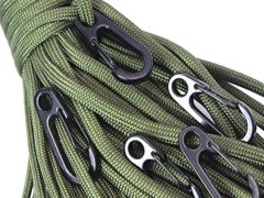 JTENG 10PCS/LOT Mini SF Spring Backpack Clasps Climbing Carabiners