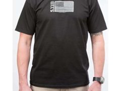 5.11 Tactical 41006CR EMBROIDERED FLAG- LOGO T BLACK M