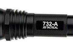 J5 Tactical 732A Flashlight - The Original 1000 Lumen Ultra Bright, LED Mini 5 Mode Flashlight