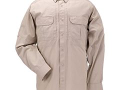 5.11 Tactical #72175 TacLite Professional Long Sleeve EDC Shirt (TDU Khaki Large)