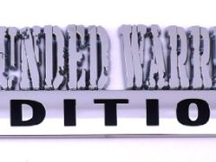 Wounded Warrior Edition Chrome Plated Car Emblem by AutoVisionz Made in USA