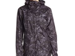 Columbia Women's Arcadia Print Jacket, Black Camo, Medium