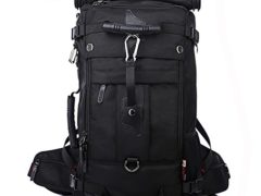 KAKA Tactical Backpack Travel backpack for 17 inch Laptop Black