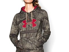 Under Armour Women's UA Camo Big Logo Hoodie Medium Mossy Oak Treestand