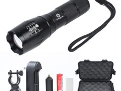 O'Brighton Best and Brightest LED Tactical Flashlight, Zoomable