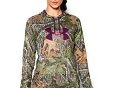 Under Armour Women's Armour Fleece Camo Big Logo Hoodie, Mossy Oak Obsession (940), Medium