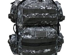 NEXPAK Large Tactical Molle Hydration ReadyBackpack Expandable Daypack Bag Urban Digital Camouflage