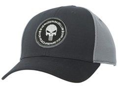 5.11 Downrange 2.0 Tactical Cap Punisher Bundle - Med/Large - Black Hat - Black Punish
