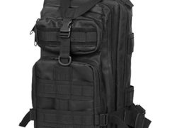 Topeakmart Tactical Military Assault Rucksacks Outdoor Camping Trekking Backpack (Black)