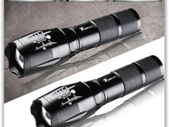 Timlon® 2 Pack LED Tactical Flashlight Cree XM-L T6 2000 Lumen 5 Switch