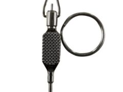 ZAK Tool ZT-9P Flat Knurled Swivel Key, Black