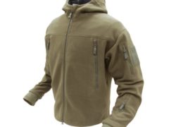 Condor Seirra Hooded Fleece Jacket - Medium - Tan