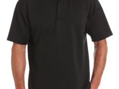 Propper Men's I.C.E. Men's Short Sleeve Performance Polo Shirt, Black, X-Large Regular