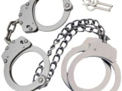 Professional Grade Handcuffs & Leg Cuffs - Stainless Steel - Silver