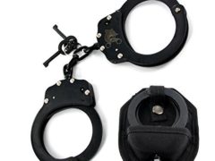 Chain Handcuffs Professional Heavy Duty Police Style Handcuffs Double