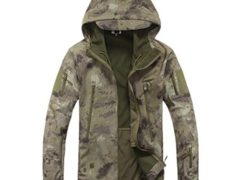 Waterproof Military Tactical Combat Softshell Jacket Outdoor Camping Hiking Camouflage Hoodie Coat