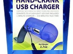 Emergency Power USB Hand Crank SOS Phone Charger Camping Backpack Survival Gear Cell Radio Light