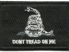 Gadsden Don't Tread On Me Tactical Patch - Black