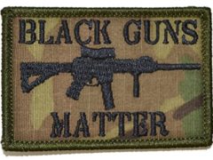 Black Guns Matter - 3x2 Hat Patch (Multicam)
