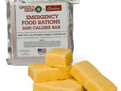 Emergency Food Rations - 3600 Calorie Bar - 3 Day Supply - Less Sugar and