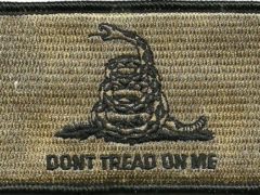 Gadsden Don't Tread On Me Tactical Patch - Coyote Tan