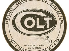 Colt "Round Logo" Metal Sign