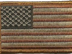 Tactical USA Flag Patch - Subdued Red White Blue by Gadsden and Culpeper