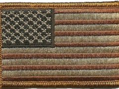 Tactical USA Flag Patch - Subdued Red White Blue by Gadsden and Culpeper