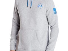 Under Armour Men's WWP Hoodie, True Gray Heather (025), Large