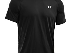 Under Armour Men's Tech Short Sleeve T-Shirt, Black/White, X-Large