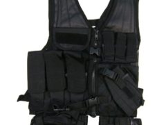 VISM by NcStar Tactical Vest (CTV2916B), Black, adjustable small/medium