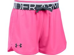 Under Armour Girls' Play Up, Pink Punk/Stealth Gray, Youth Medium