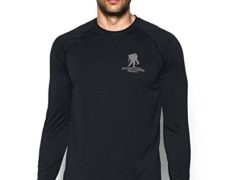 Under Armour Men's Tech WWP Long Sleeve T-Shirt, Black/Storm, X-Large