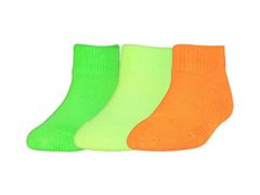 Under Armour Lowcut Socks (3 Pack), Toddler(5 - 6.5), Blaze Orange Assortment