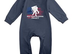 MoMo Wounded Warrior Project Wwp 86 Toddler/Infant Romper Jumpsuit 18 Months Navy