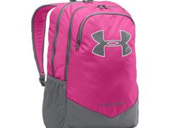 Under Armour Boys' Storm Scrimmage Backpack, Tropic Pink/Graphite, One Size