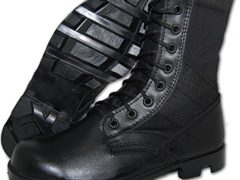 G.I. COMBAT Jungle Boot, Men in Black Size 10