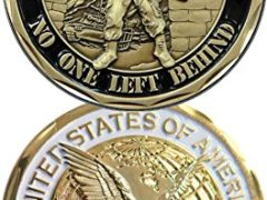 Wounded Warrior PROUDLY SERVED Challenge Coin